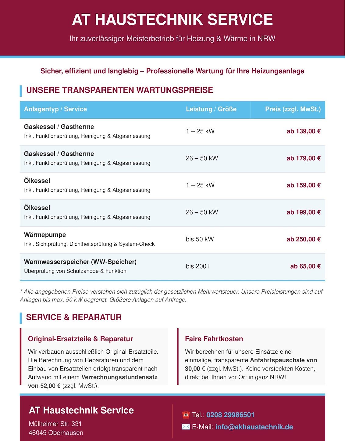 Viessmann Wärmepumpe Angebot für 29.000 €, inklusive Beratung und Montage.